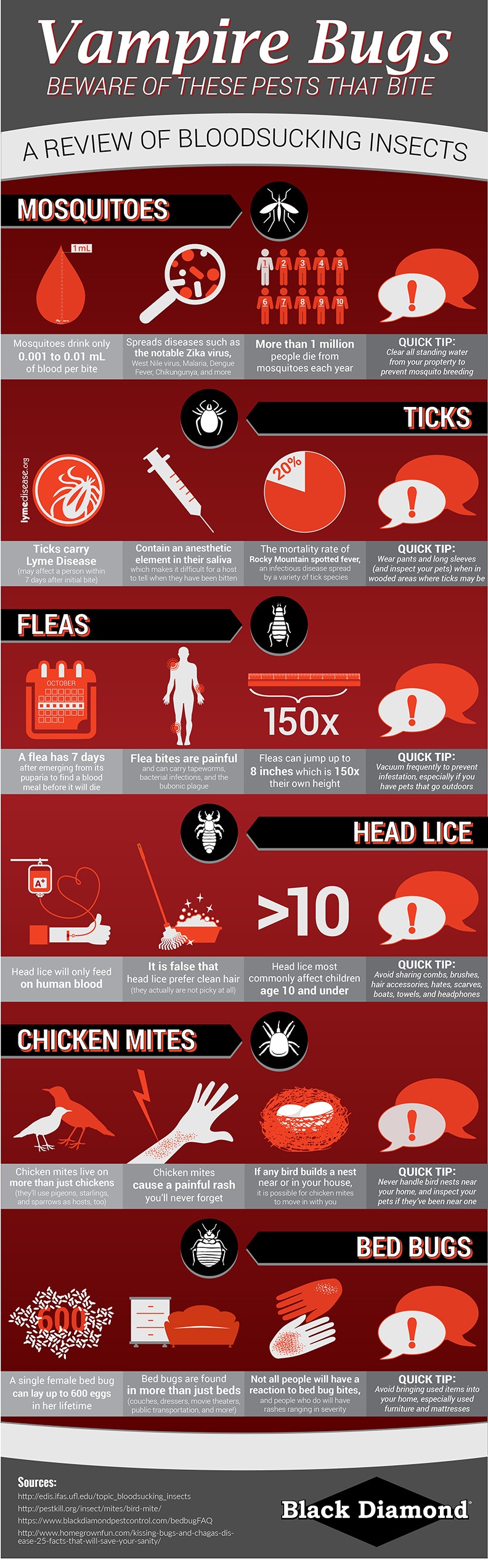 Bloodsucking Insect Infographic